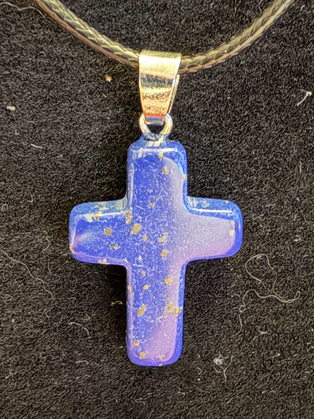 💎2/$10💎Sodalite Cross Pendant Necklace